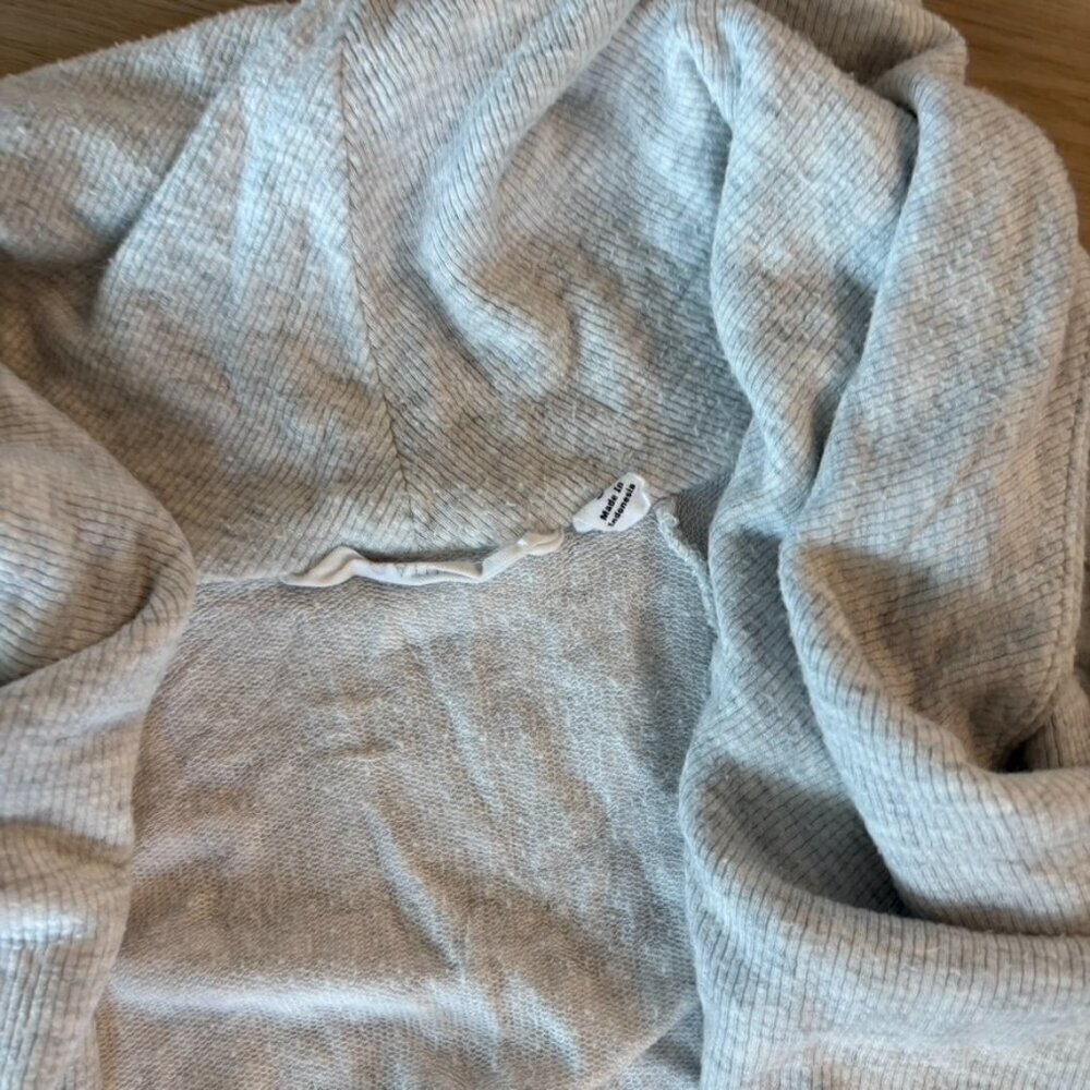 ** Athleta Studio Wrap Size small in Heathered Light Gray Style 228813 - Picture 8 of 10